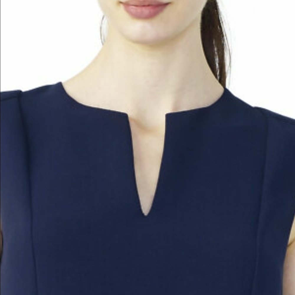 Armani Exchange Navy Sleeveless Blouse - Picture 3 of 5